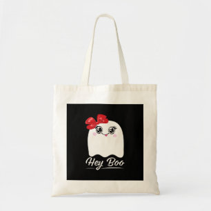 Tote Bag Cute Hey Boo Halloween