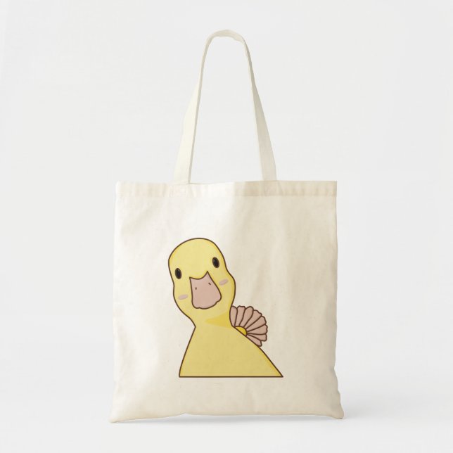Tote Bag Cute Innocent face canard (Devant)