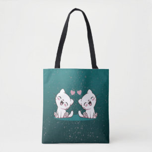 TOTE BAG CUTE KAWAII CAT