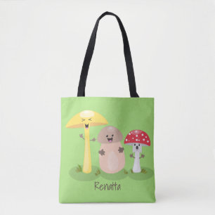 Tote Bag Cute kawaii champignon champignon toadstool