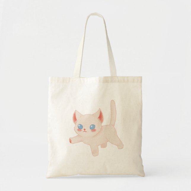 Tote Bag Cute Kitty (Devant)