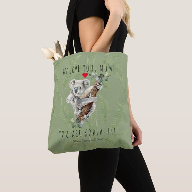 Tote Bag Cute Koala Avec Bébé Vous Êtes La Journée Des Mère (De près)
