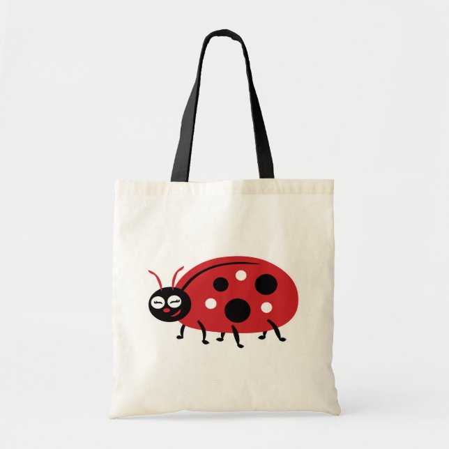 Tote Bag Cute Ladybug (Devant)