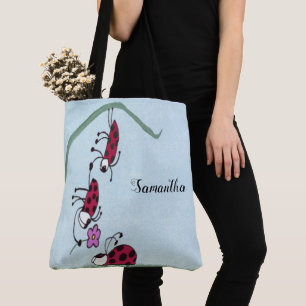 Tote Bag Cute Ladybug Professant Sa Peinture D'Amour