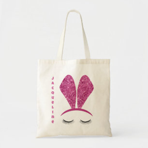 Tote Bag Cute Lapin Rose Oreilles Chasse D'Oeufs Custom