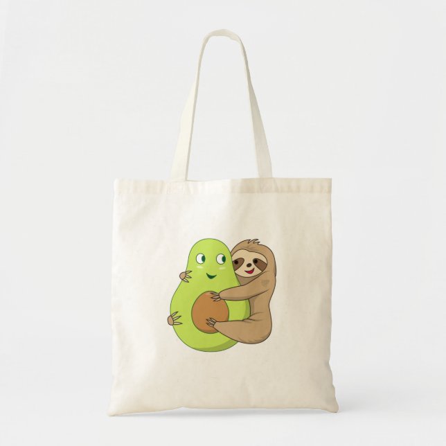 Tote Bag Cute Lazy Parfum Animal Avocado Lover Gig (Devant)