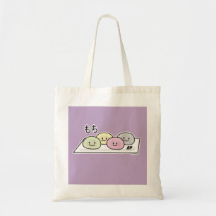 Tote Bag Cute Mochi ice cream rice cake Japanese green tea
