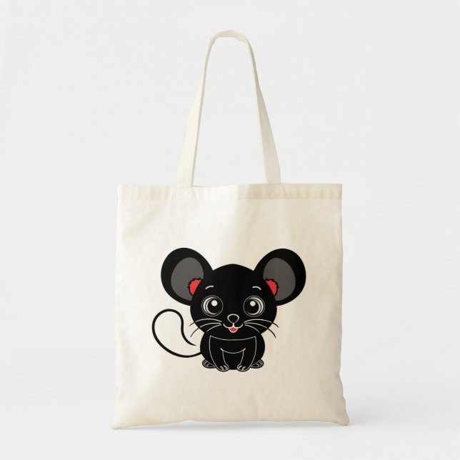 Tote Bag Cute Mouse (Devant)