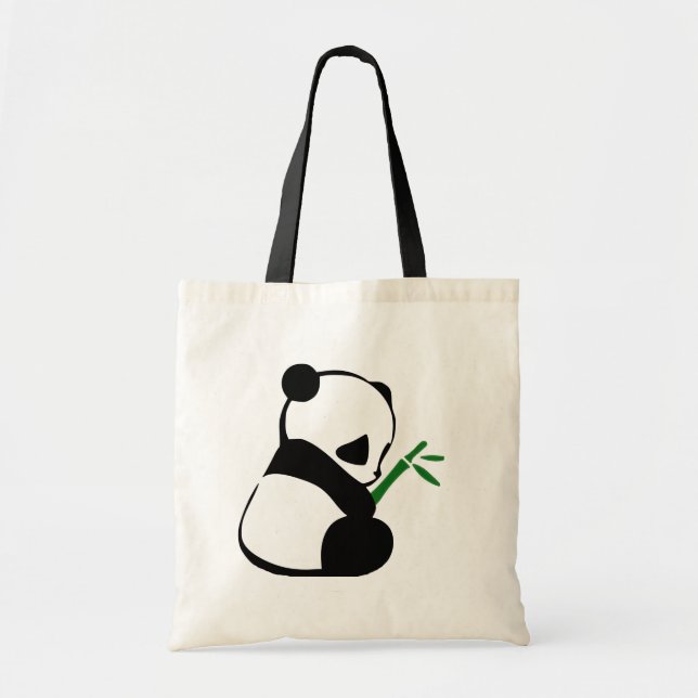Tote Bag Cute Panda bambou (Devant)