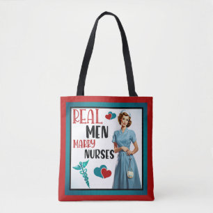 Tote Bag Cute Pinup_ Véritables Hommes Épouses Épouses