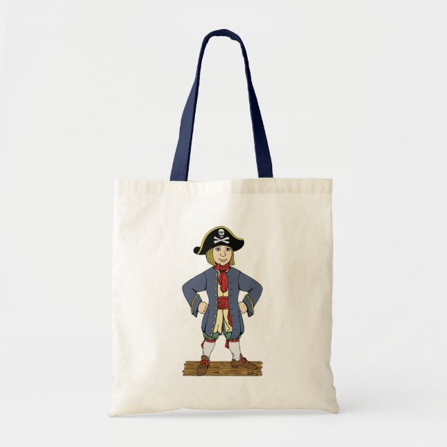 Tote Bag Cute Pirate Lad (Devant)