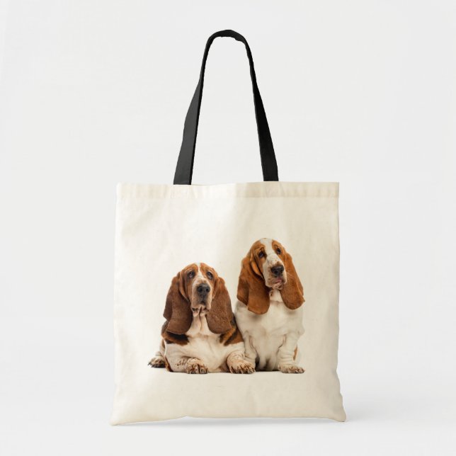 Tote Bag Cute Puppy Dog Lovers Gift Basset Hound (Devant)