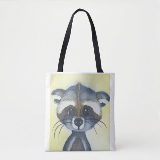 Tote Bag Cute Raccoon Baby Animal