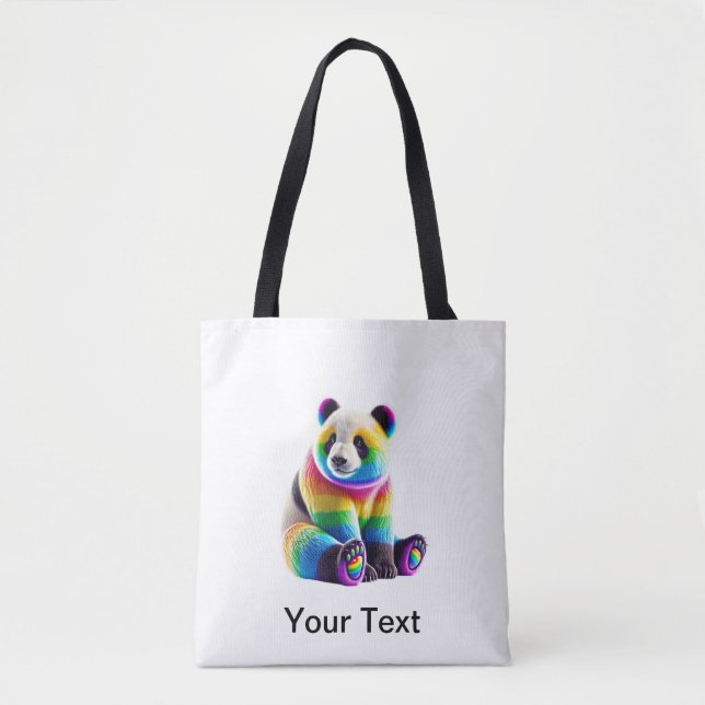 Tote Bag Cute Rainbow (Devant)