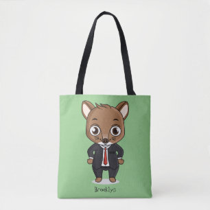 Tote Bag Cute rat cartoon illustration
