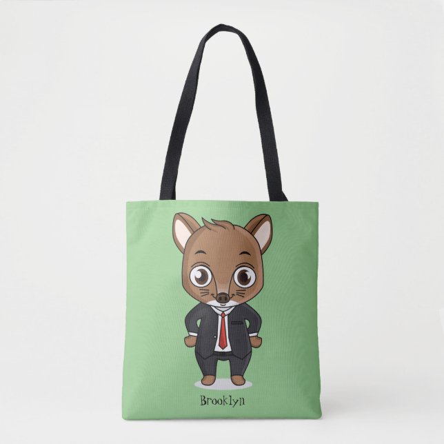 Tote Bag Cute rat cartoon illustration (Devant)