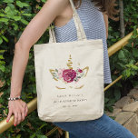 Tote Bag Cute Rose Or Floral Unicorne N'importe quel âge An<br><div class="desc">Si vous avez besoin d'une personnalisation supplémentaire,  n'hésitez pas à m'envoyer un message sur yellowfebstudio@gmail.com .</div>