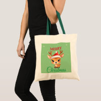 Cute Safari animal Reindeer Père Noël Christmas Co