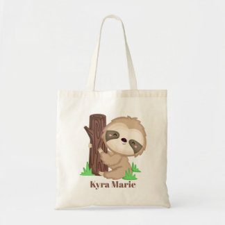 Tote Bag Cute sloth unisex kids