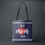 Tote Bag Cute Text Best Mama Ever With Heart<br><div class="desc">Elégant Sac fourre-tout de la Fête des Mères avec un dicton mignon qui dit "Meilleure maman jamais" avec coeur, Ce Sac fourre-tout mignon est parfait pour votre fille pour la Fête des Mères et il peut être utilisé toute l'année. ! Un cadeau de fête des mères assez inhabituel... probablement différent...</div>