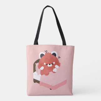 Tote Bag Cute Tired Red Panda