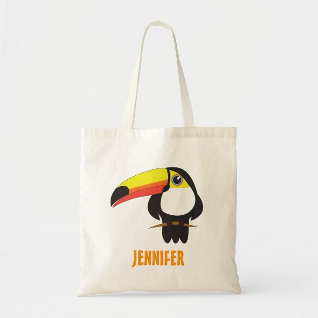 Tote Bag Cute toucan (Devant)