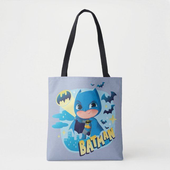 Tote Bag Cuter than mignon Batman (Devant)