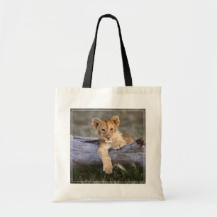 Tote Bag Cutest Baby Animals Cute Lion Cub