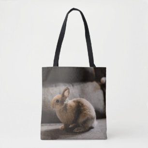 Tote Bag Cutest Baby Animals   Netherland Dwarf Rabbit