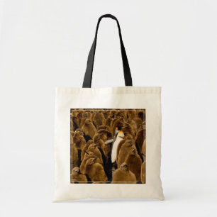 Tote Bag Cutest Baby Animals Penguin Among Youngsters