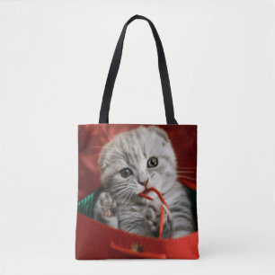 Tote Bag Cutest Baby Animals Scottish Fold Kitten