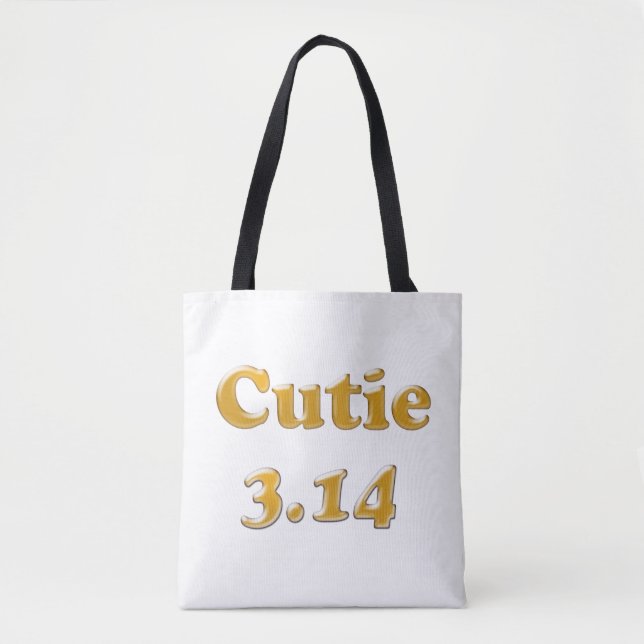 Tote Bag Cutie 3.14 Jour de Pi (Devant)