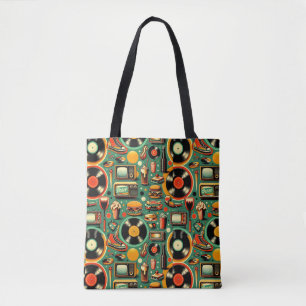 Tote Bag Cuties rétro : Pastel Whimsical