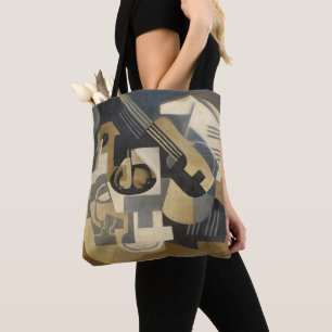 Tote Bag Cuvette de guitare et de fruit sur un Tableau,