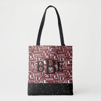 Tote Bag Cy Fair HS Bobcats Maroon, gris et blanc