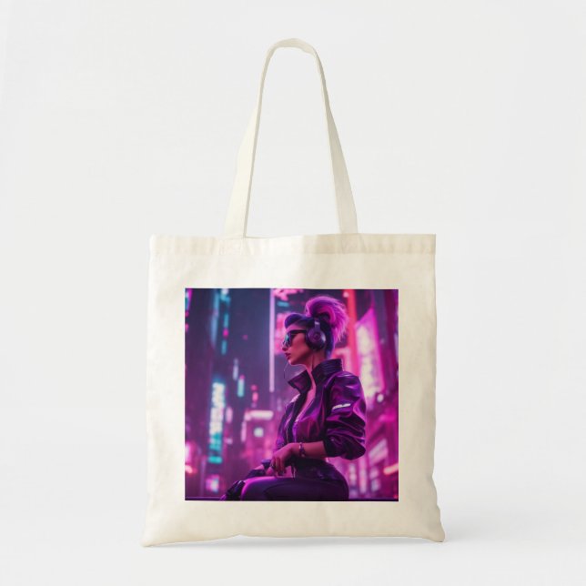 Tote Bag Cyber fille (Devant)