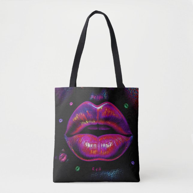 Tote Bag Cyber Venus Lips  - My Lips R 4 U (Devant)