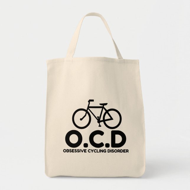 Tote Bag Cycling disorder obsessif (Devant)