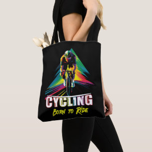 Tote Bag Cyclisme Né pour Rouler