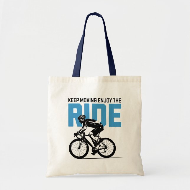 Tote Bag Cycliste Minimaliste (Devant)