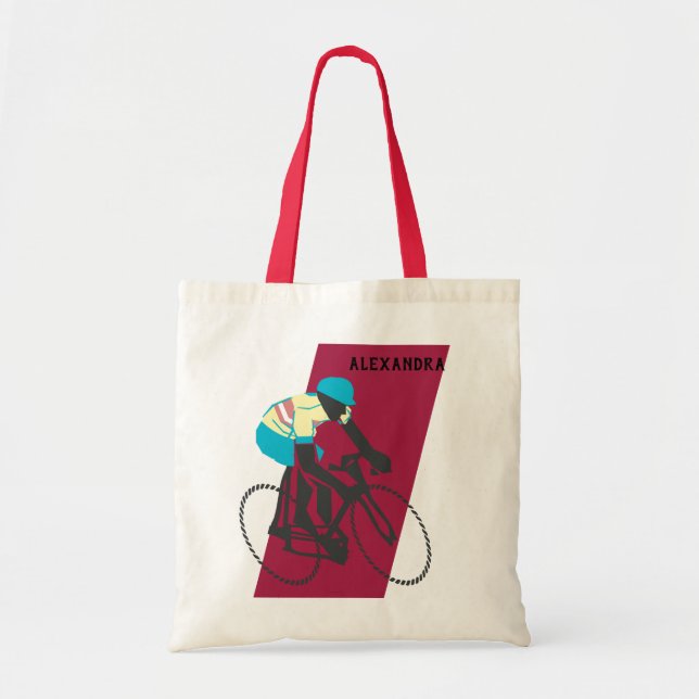 Tote Bag Cycliste n° 2 (Devant)