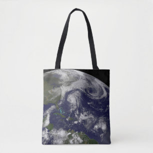 Tote Bag Cyclones Tropicaux Katia, Lee, Maria Et Nate.