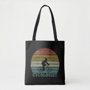 Tote Bag Cycologiste drôle dire vélo