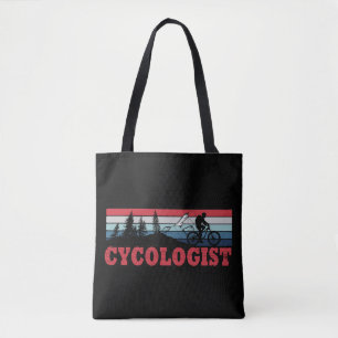 Tote Bag Cycologiste drôle dire vélo