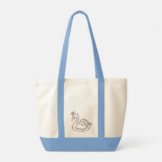 Tote Bag Cygne dans la couronne (Dos)