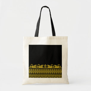 Tote Bag Cygnes en or