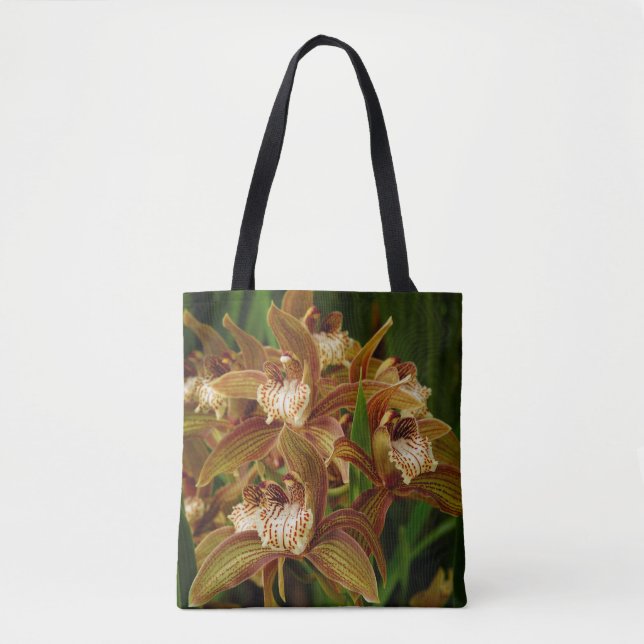 Tote Bag Cymbidium tryanum (Devant)