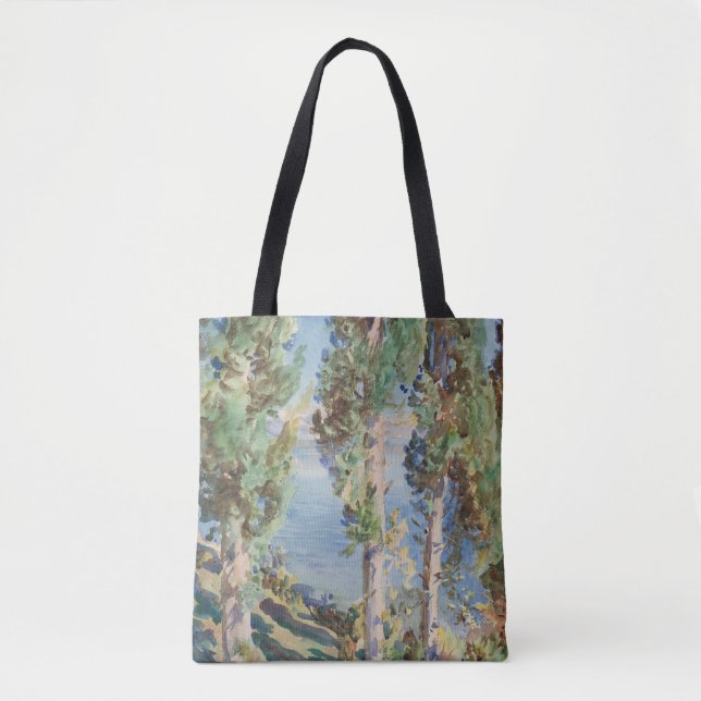 Tote Bag Cyprès de Corfou par John Singer Sargent (Devant)