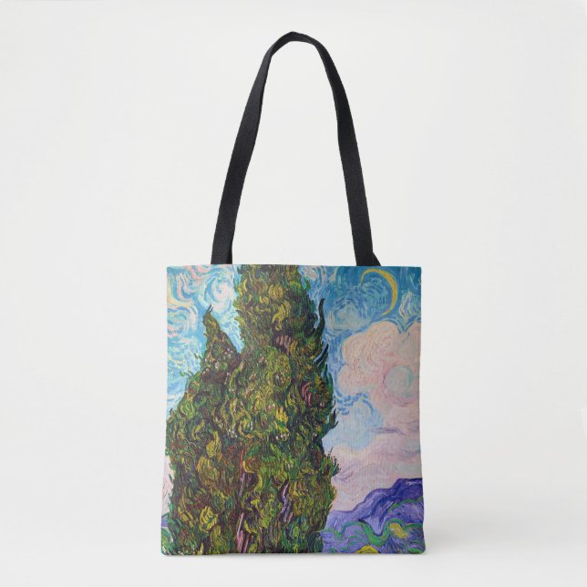 Tote Bag Cyprès, Van Gogh (Devant)