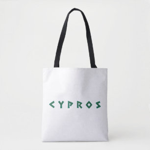 Tote Bag cypros text